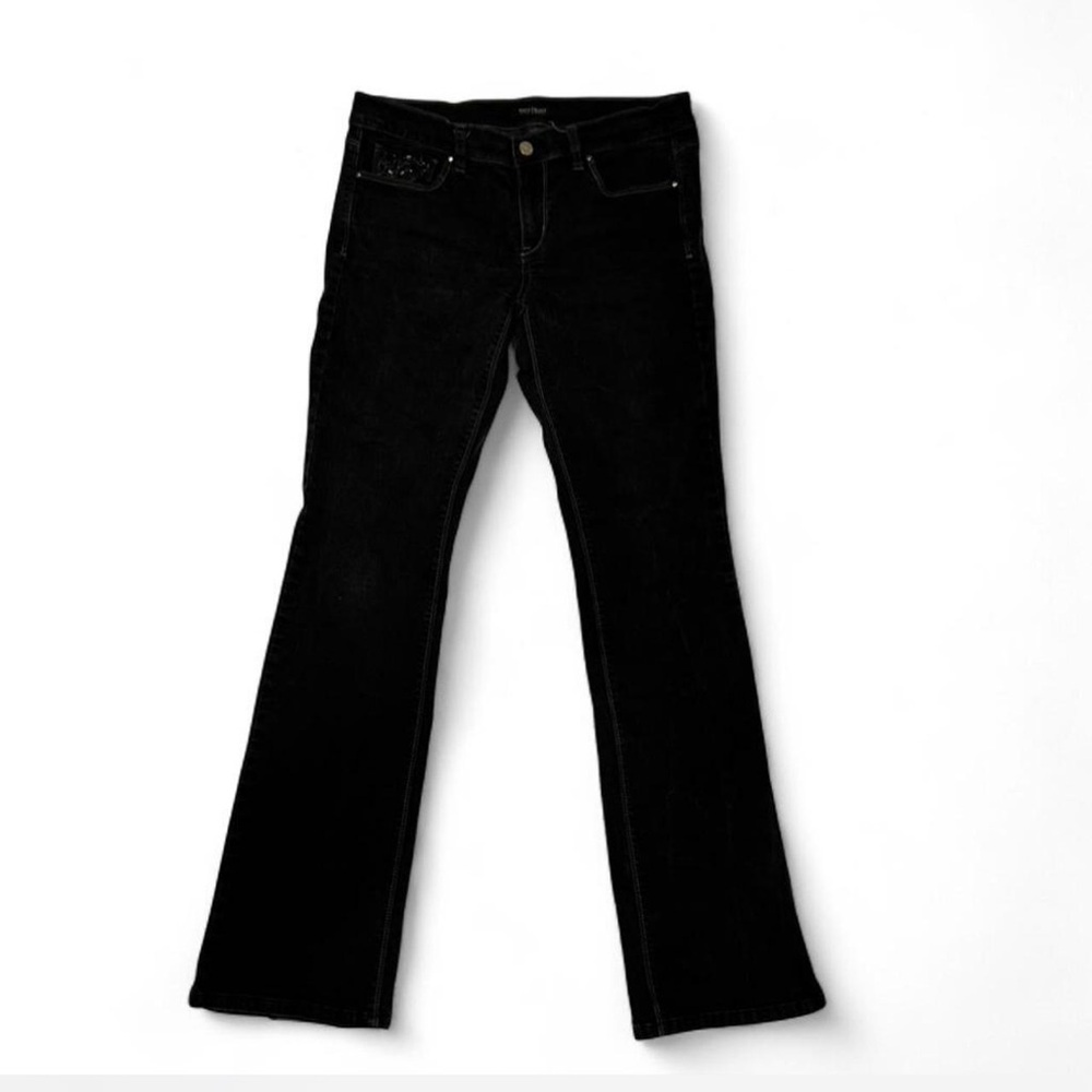 White House Black Market Flare Black Jeans